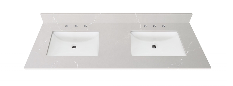 73-in Brookvale Quartz Double Sink Bathroom Vanity Top
