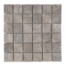 Gray Cloud Marble Mosaic Polished 2"×2" 