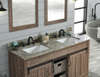 61-in Santa Cecilia Light Granite Double Sink Bathroom Vanity Top
