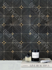Nero with Brass Mosaic 001333