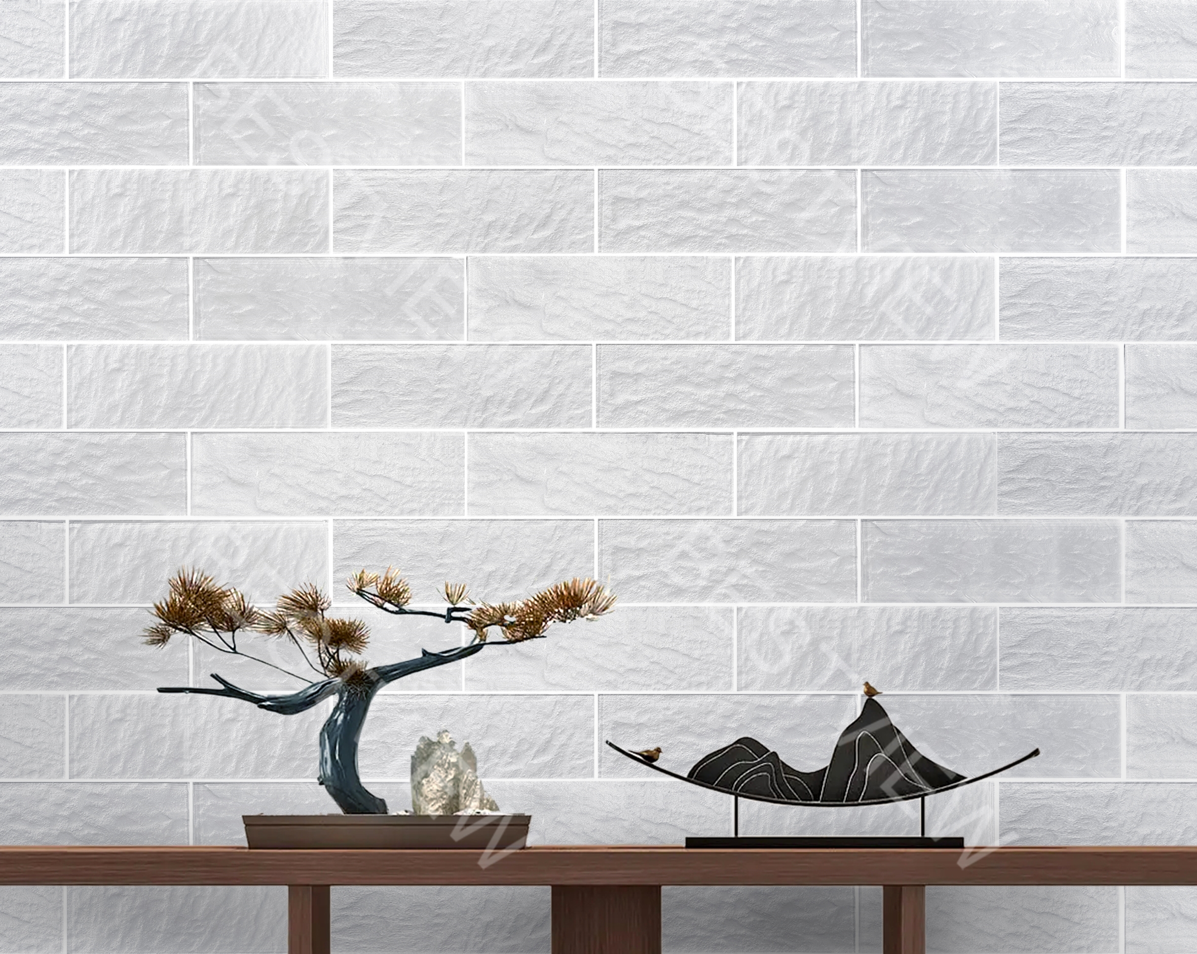 Frost Glass Tile 4"x12" 