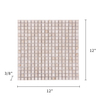 Cream Marfil Mosaic Polished 5/8"