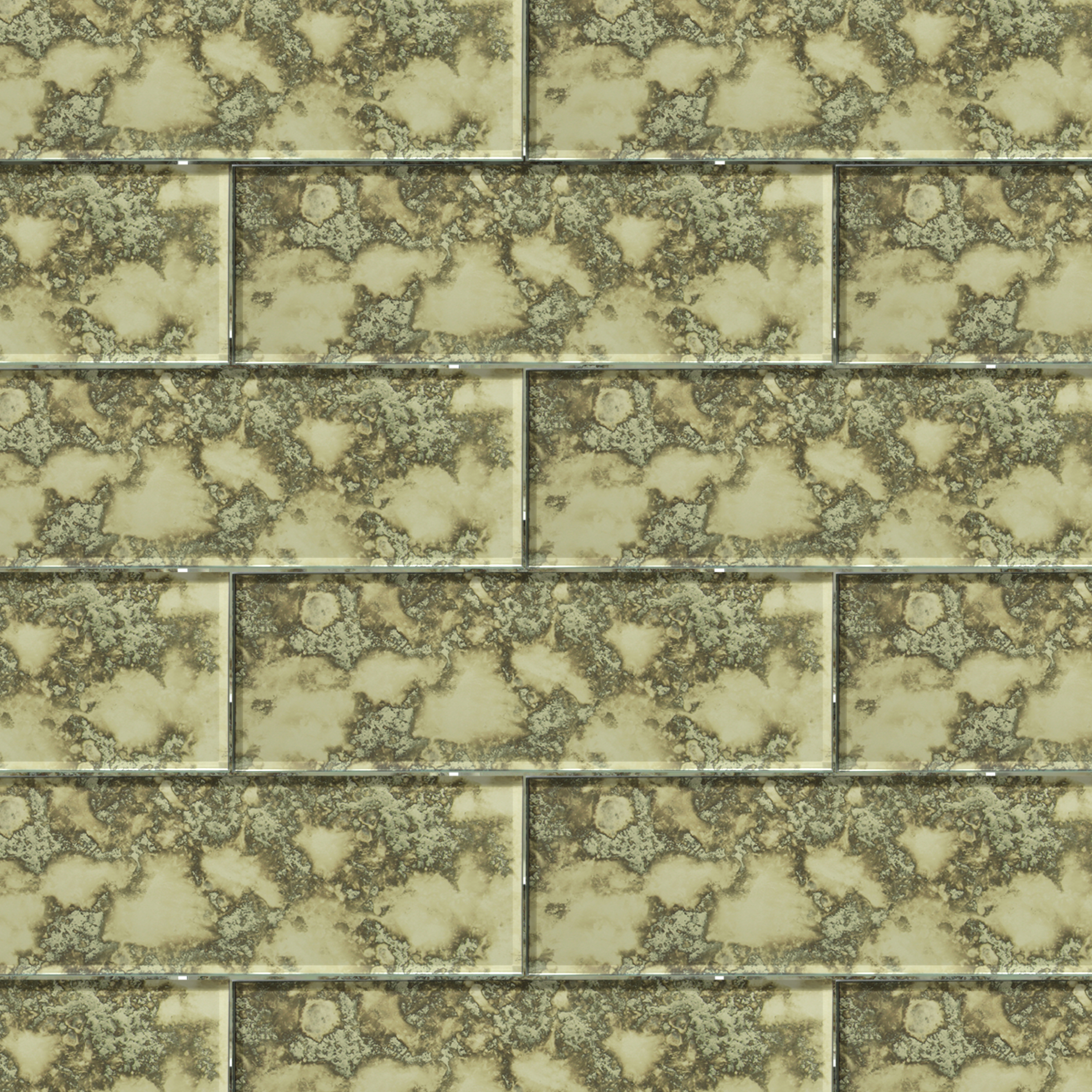 Antique Mirror Glass Tile Unbeveled 