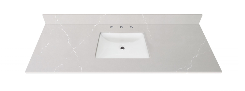 73-in Brookvale Quartz Single Sink Bathroom Vanity Top
